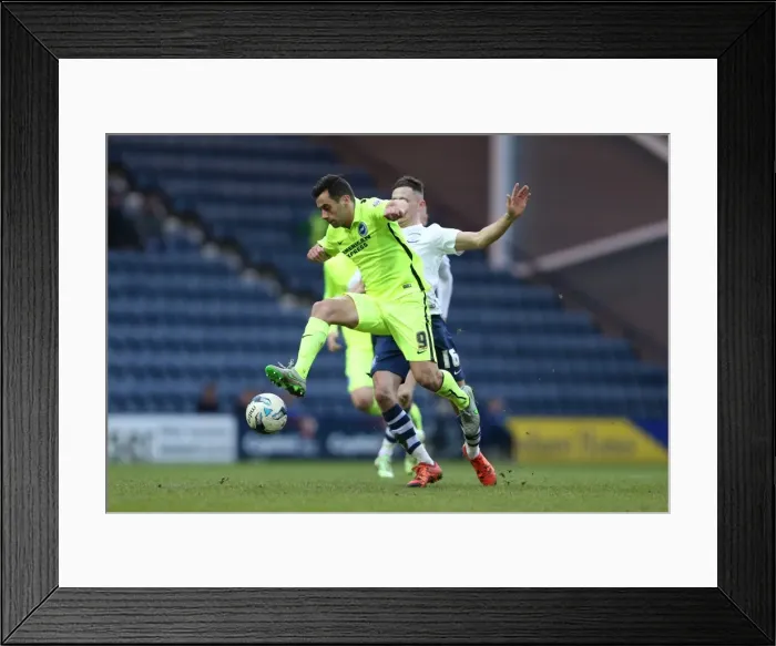 Framed Print : Championship Showdown: Preston North End vs. Brighton & Hove Albion (05MAR16) Framed Print : Championship Showdown: Preston North End vs. Brighton & Hove Albion (05MAR16)