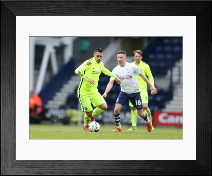 Framed Print : Sky Bet Championship Clash: Preston North End vs Brighton and Hove Albion at Deepdale (05MAR16) Framed Print : Sky Bet Championship Clash: Preston North End vs Brighton and Hove Albion at Deepdale (05MAR16)