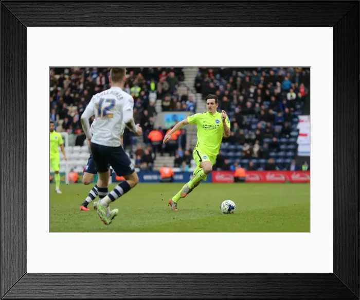 Framed Print : Championship Showdown: Preston North End vs. Brighton & Hove Albion at Deepdale (05MAR16) Framed Print : Championship Showdown: Preston North End vs. Brighton & Hove Albion at Deepdale (05MAR16)