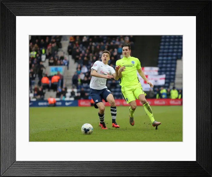 Framed Print : Championship Showdown: Preston North End vs. Brighton and Hove Albion (05MAR16) Framed Print : Championship Showdown: Preston North End vs. Brighton and Hove Albion (05MAR16)