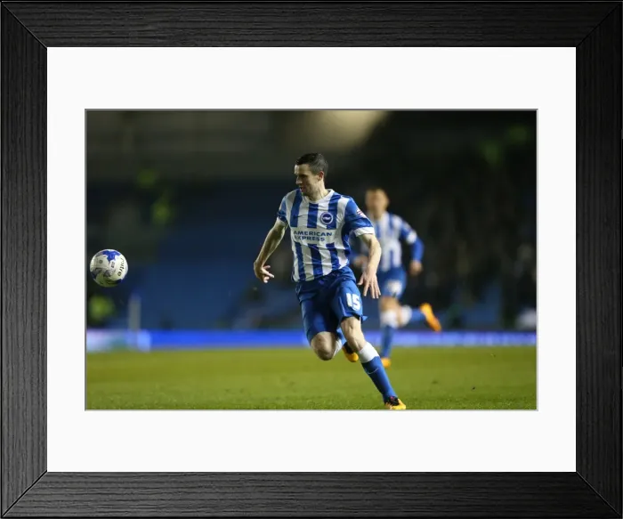 Framed Print : Championship Showdown: Brighton and Hove Albion vs. Sheffield Wednesday (08.03.2016)