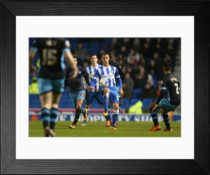 Framed Print : Brighton and Hove Albion vs. Sheffield Wednesday: Sky Bet Championship Showdown at American Express Community Stadium (08.03.2016) Framed Print : Brighton and Hove Albion vs. Sheffield Wednesday: Sky Bet Championship Showdown at American Express Community Stadium (08.03.2016)