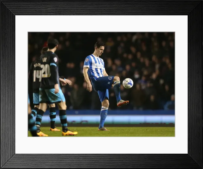 Framed Print : Brighton and Hove Albion vs. Sheffield Wednesday: Sky Bet Championship Showdown at American Express Community Stadium (08.03.2016)