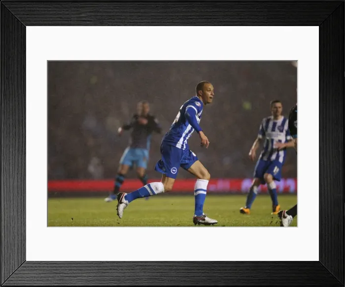 Framed Print : Brighton and Hove Albion vs. Sheffield Wednesday: Sky Bet Championship Showdown at American Express Community Stadium (08.03.2016) Framed Print : Brighton and Hove Albion vs. Sheffield Wednesday: Sky Bet Championship Showdown at American Express Community Stadium (08.03.2016)