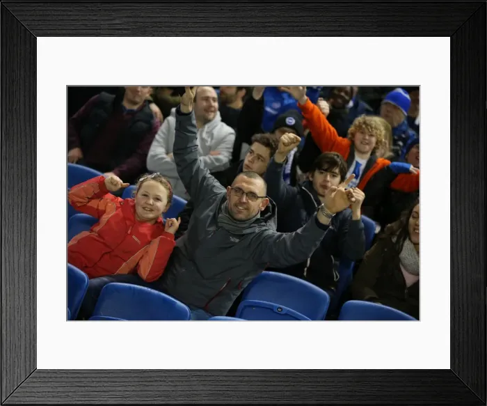 Framed Print : Brighton and Hove Albion vs. Sheffield Wednesday: A Battle in the Sky Bet Championship (08.03.2016) Framed Print : Brighton and Hove Albion vs. Sheffield Wednesday: A Battle in the Sky Bet Championship (08.03.2016)