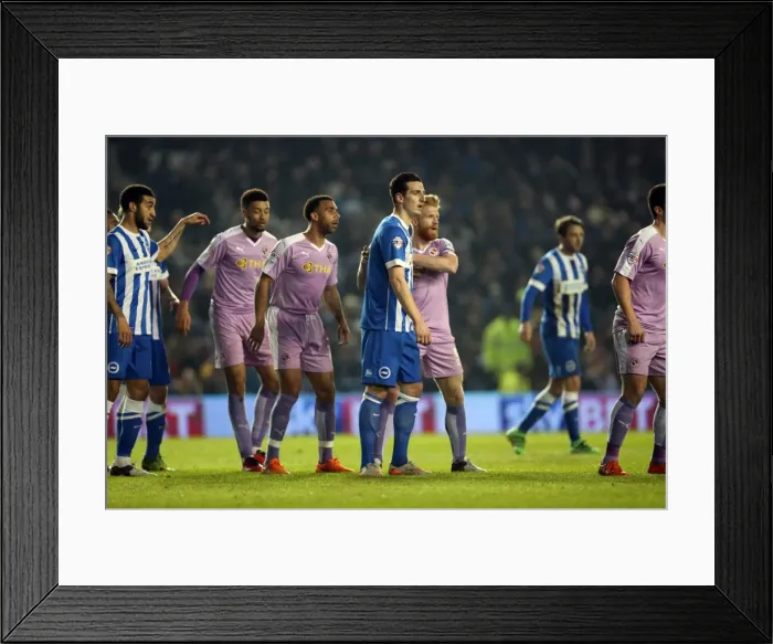 Framed Print : Intense Championship Showdown: Brighton and Hove Albion vs. Reading - 15 March 2016 Framed Print : Intense Championship Showdown: Brighton and Hove Albion vs. Reading - 15 March 2016