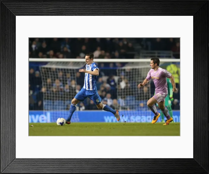 Framed Print : Intense Championship Showdown: Brighton and Hove Albion vs. Reading (15 March 2016) Framed Print : Intense Championship Showdown: Brighton and Hove Albion vs. Reading (15 March 2016)