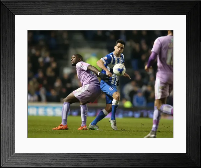 Framed Print : Intense Championship Showdown: Brighton and Hove Albion vs. Reading (15 March 2016) Framed Print : Intense Championship Showdown: Brighton and Hove Albion vs. Reading (15 March 2016)