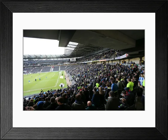 Framed Print : Brighton and Hove Albion's Championship Victory over MK Dons on March 19, 2016 Framed Print : Brighton and Hove Albion's Championship Victory over MK Dons on March 19, 2016
