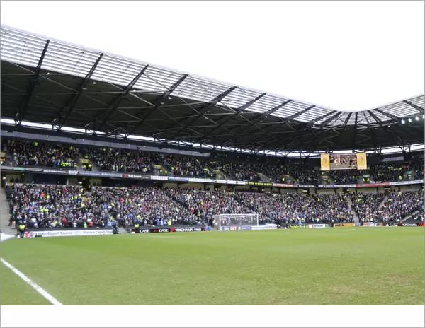 Brighton and Hove Albion Celebrate Championship Victory Over MK Dons (19MAR16)