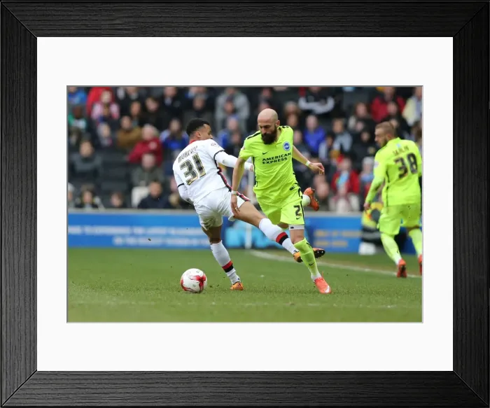 Framed Print : March Madness: Sky Bet Championship Showdown - Milton Keynes Dons vs. Brighton and Hove Albion (19MAR16) Framed Print : March Madness: Sky Bet Championship Showdown - Milton Keynes Dons vs. Brighton and Hove Albion (19MAR16)