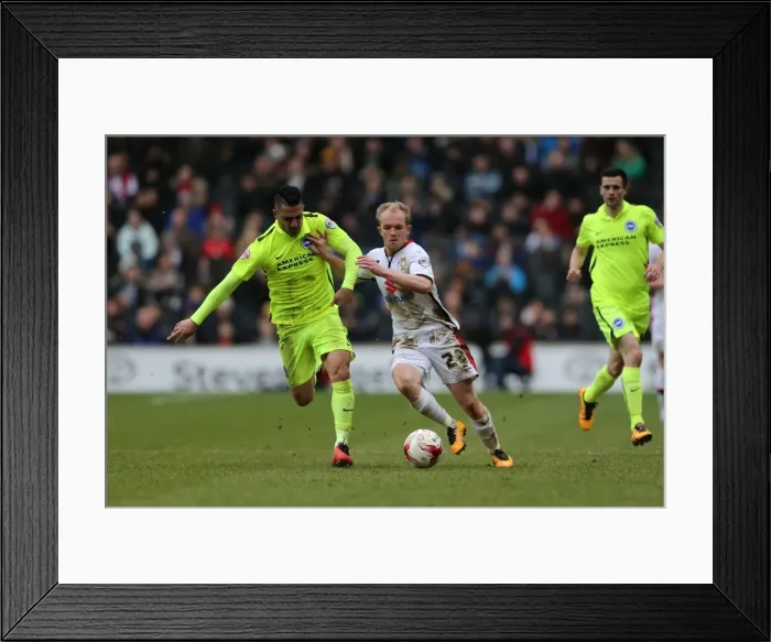 Framed Print : Brighton and Hove Albion's Thrilling Championship Victory over MK Dons (19MAR16) Framed Print : Brighton and Hove Albion's Thrilling Championship Victory over MK Dons (19MAR16)