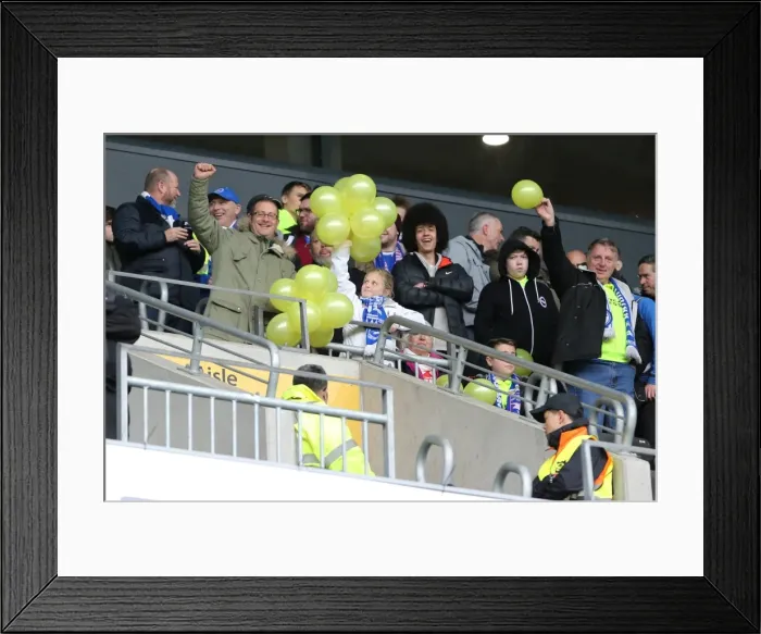 Framed Print : Championship Showdown: MK Dons vs. Brighton and Hove Albion (19MAR16) Framed Print : Championship Showdown: MK Dons vs. Brighton and Hove Albion (19MAR16)
