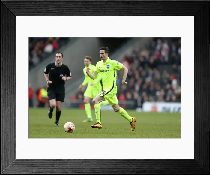 Framed Print : Brighton and Hove Albion's Championship Triumph: March 19, 2016 vs MK Dons (MK Dons 19MAR16)
