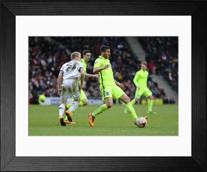 Framed Print : Brighton and Hove Albion Celebrate Championship Victory over MK Dons (19MAR16) Framed Print : Brighton and Hove Albion Celebrate Championship Victory over MK Dons (19MAR16)