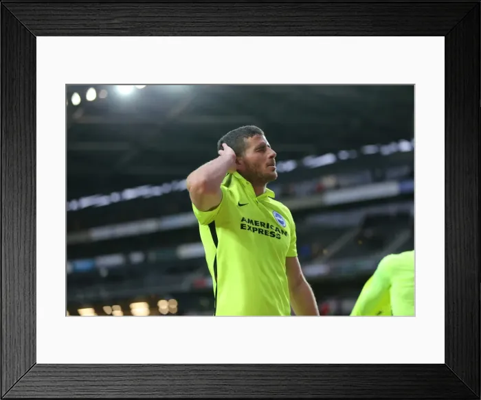Framed Print : Brighton and Hove Albion Take on MK Dons in Sky Bet Championship Clash (19MAR16)