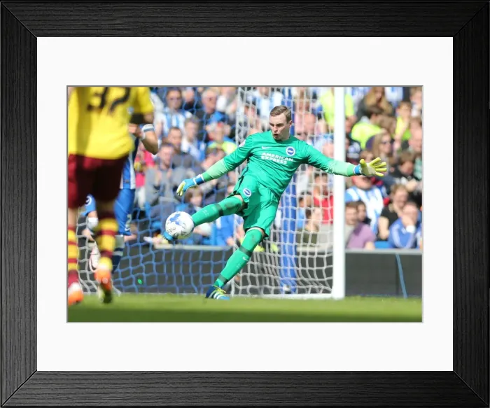 Framed Print : Intense Championship Showdown: Brighton and Hove Albion vs. Burnley (April 2016) Framed Print : Intense Championship Showdown: Brighton and Hove Albion vs. Burnley (April 2016)