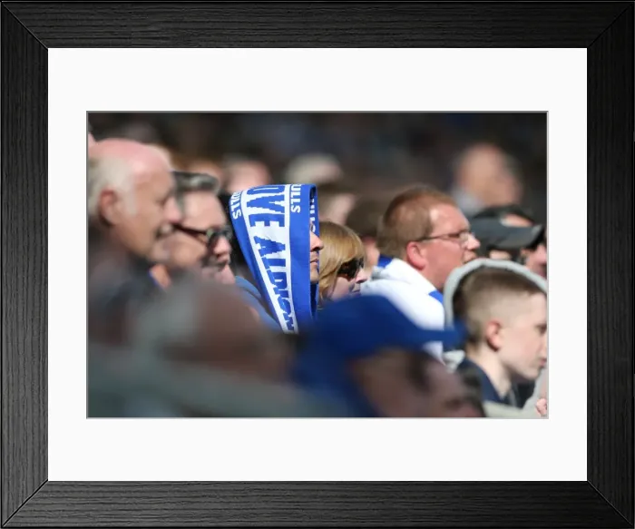 Framed Print : Intense Championship Showdown: Brighton and Hove Albion vs. Burnley (April 2016)