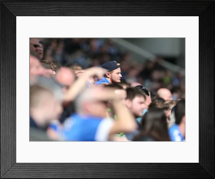 Framed Print : Intense Championship Showdown: Brighton and Hove Albion vs. Burnley (April 2016)