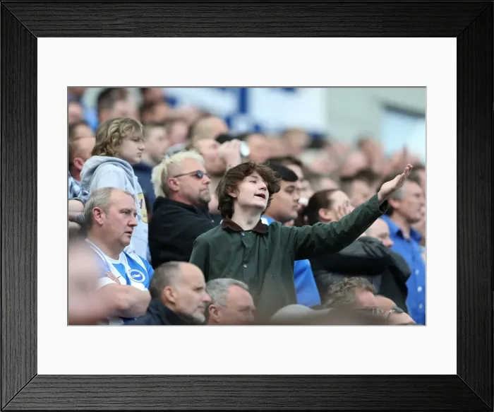 Framed Print : Intense Championship Showdown: Brighton and Hove Albion vs. Burnley (April 2016) Framed Print : Intense Championship Showdown: Brighton and Hove Albion vs. Burnley (April 2016)