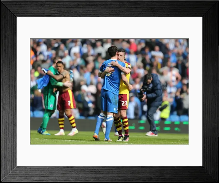 Framed Print : Intense Championship Showdown: Brighton and Hove Albion vs. Burnley (April 2016) Framed Print : Intense Championship Showdown: Brighton and Hove Albion vs. Burnley (April 2016)