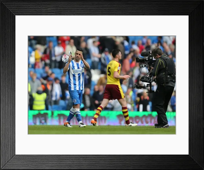Framed Print : Intense Championship Showdown: Brighton and Hove Albion vs. Burnley (April 2016) Framed Print : Intense Championship Showdown: Brighton and Hove Albion vs. Burnley (April 2016)