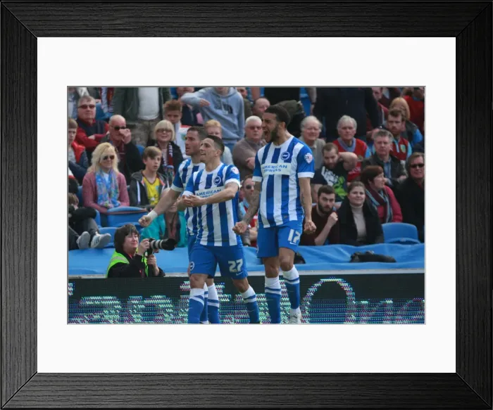 Framed Print : Brighton's Knockaert Scores Thrilling Goal in Championship Clash vs. Burnley (08 / 03 / 2016) Framed Print : Brighton's Knockaert Scores Thrilling Goal in Championship Clash vs. Burnley (08 / 03 / 2016)