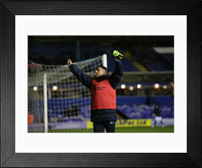 Framed Print : Brighton and Hove Albion vs. Birmingham City: Sky Bet Championship Clash at St. Andrews (05 / 04 / 2016) Framed Print : Brighton and Hove Albion vs. Birmingham City: Sky Bet Championship Clash at St. Andrews (05 / 04 / 2016)