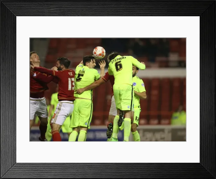 Framed Print : Intense Championship Showdown: Brighton and Hove Albion vs. Nottingham Forest (11APR16) Framed Print : Intense Championship Showdown: Brighton and Hove Albion vs. Nottingham Forest (11APR16)