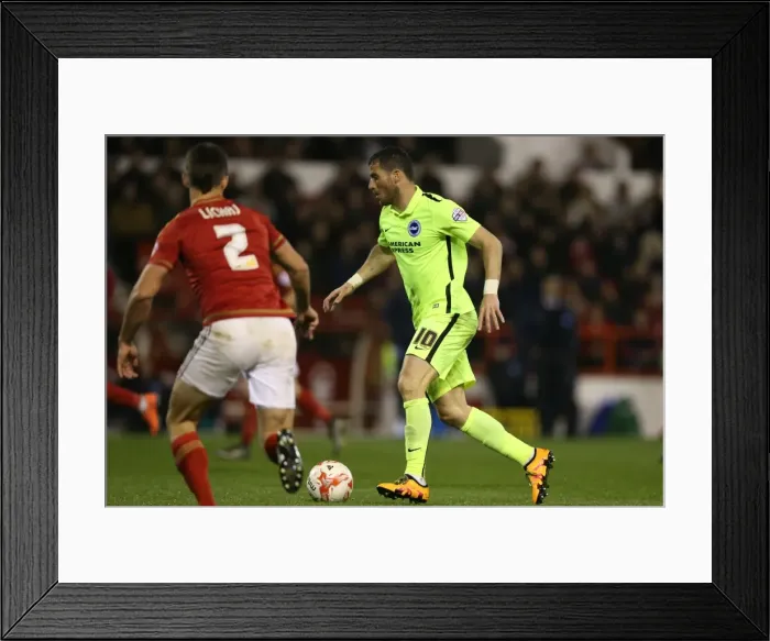 Framed Print : Intense Championship Showdown: Brighton and Hove Albion vs. Nottingham Forest (11APR16) Framed Print : Intense Championship Showdown: Brighton and Hove Albion vs. Nottingham Forest (11APR16)