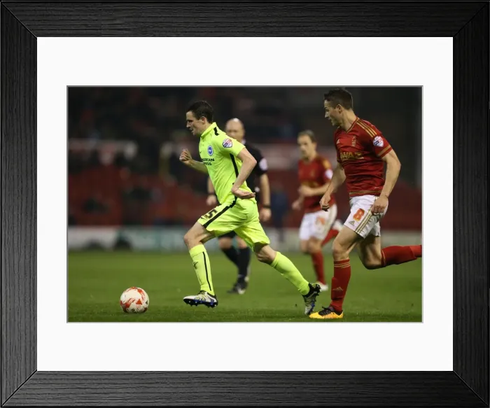 Framed Print : Brighton and Hove Albion vs. Nottingham Forest: Sky Bet Championship Showdown at City Ground (11 April 2016) Framed Print : Brighton and Hove Albion vs. Nottingham Forest: Sky Bet Championship Showdown at City Ground (11 April 2016)