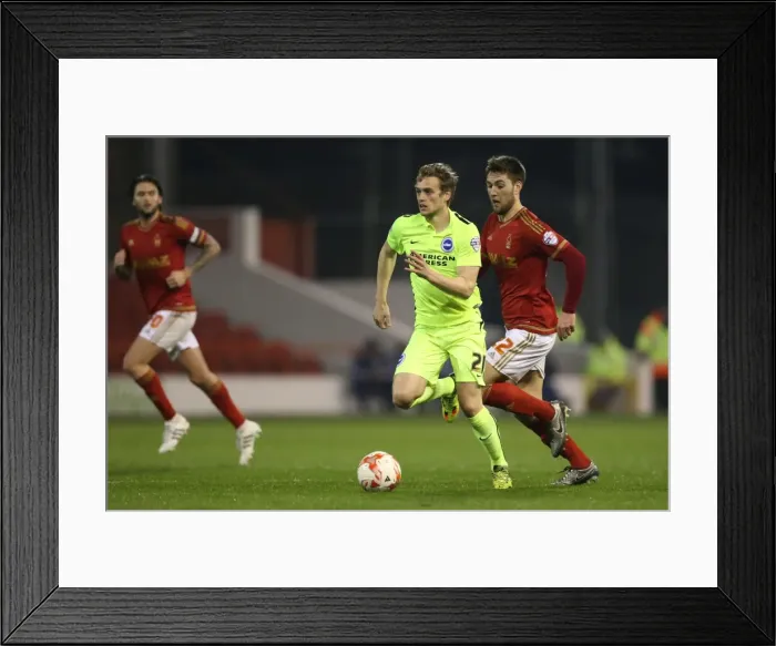 Framed Print : Intense Championship Showdown: Brighton and Hove Albion vs. Nottingham Forest (11APR16) Framed Print : Intense Championship Showdown: Brighton and Hove Albion vs. Nottingham Forest (11APR16)