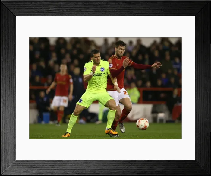 Framed Print : Intense Championship Showdown: Brighton and Hove Albion vs. Nottingham Forest (11APR16) Framed Print : Intense Championship Showdown: Brighton and Hove Albion vs. Nottingham Forest (11APR16)