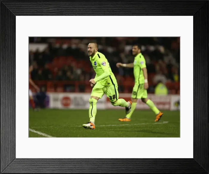 Framed Print : Brighton and Hove Albion vs. Nottingham Forest: Sky Bet Championship Showdown at City Ground (11 April 2016) Framed Print : Brighton and Hove Albion vs. Nottingham Forest: Sky Bet Championship Showdown at City Ground (11 April 2016)