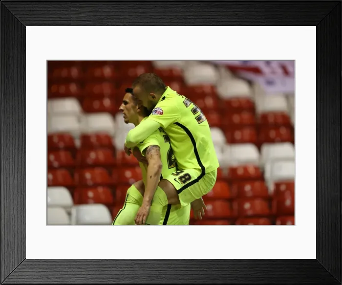 Framed Print : Intense Championship Showdown: Brighton and Hove Albion vs. Nottingham Forest (11APR16) Framed Print : Intense Championship Showdown: Brighton and Hove Albion vs. Nottingham Forest (11APR16)