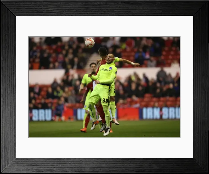 Framed Print : Brighton and Hove Albion vs. Nottingham Forest: Sky Bet Championship Showdown at City Ground (11 April 2016) Framed Print : Brighton and Hove Albion vs. Nottingham Forest: Sky Bet Championship Showdown at City Ground (11 April 2016)