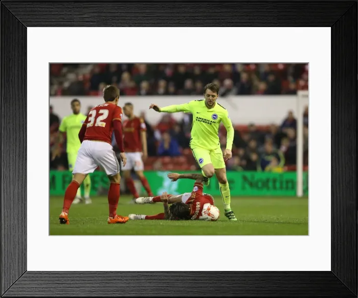 Framed Print : Intense Championship Showdown: Brighton and Hove Albion vs. Nottingham Forest (11APR16) Framed Print : Intense Championship Showdown: Brighton and Hove Albion vs. Nottingham Forest (11APR16)