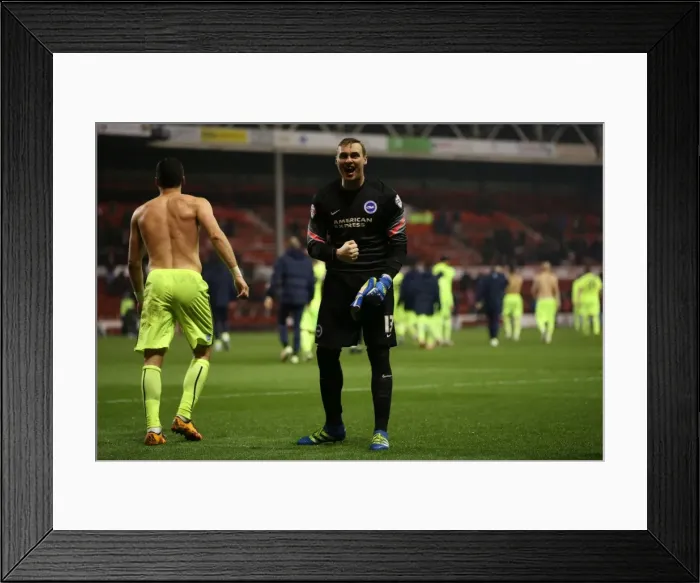 Framed Print : Intense Championship Showdown: Brighton and Hove Albion vs. Nottingham Forest (11APR16) Framed Print : Intense Championship Showdown: Brighton and Hove Albion vs. Nottingham Forest (11APR16)