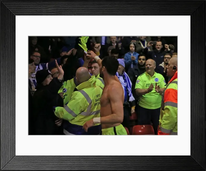 Framed Print : Brighton and Hove Albion vs. Nottingham Forest: Intense Championship Clash at City Ground (11APR16) Framed Print : Brighton and Hove Albion vs. Nottingham Forest: Intense Championship Clash at City Ground (11APR16)