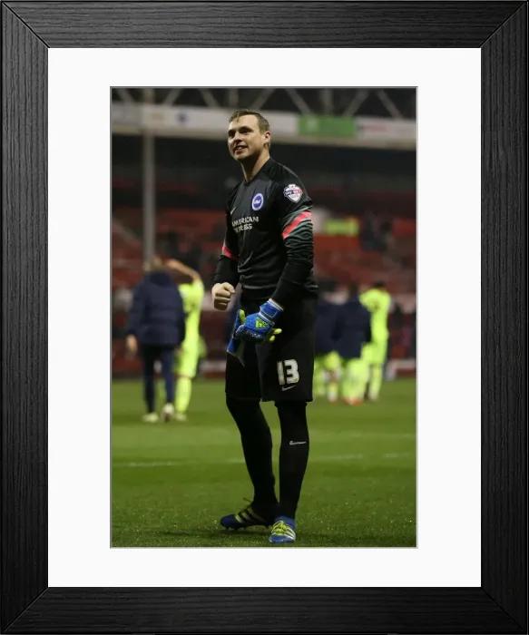 Framed Print : Intense Championship Showdown: Brighton and Hove Albion vs. Nottingham Forest (11APR16) Framed Print : Intense Championship Showdown: Brighton and Hove Albion vs. Nottingham Forest (11APR16)