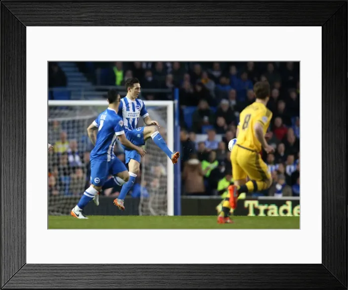 Framed Print : Brighton and Hove Albion vs Fulham: Sky Bet Championship Clash at American Express Community Stadium (15 April 2016) Framed Print : Brighton and Hove Albion vs Fulham: Sky Bet Championship Clash at American Express Community Stadium (15 April 2016)