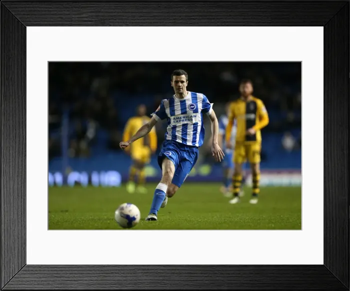 Framed Print : Intense Championship Showdown: Brighton and Hove Albion vs. Fulham (15th April 2016) Framed Print : Intense Championship Showdown: Brighton and Hove Albion vs. Fulham (15th April 2016)