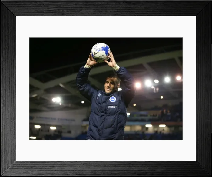 Framed Print : Intense Championship Showdown: Brighton & Hove Albion vs. Fulham (15th April 2016) Framed Print : Intense Championship Showdown: Brighton & Hove Albion vs. Fulham (15th April 2016)