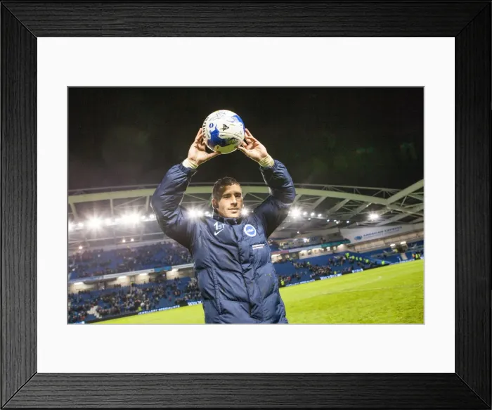 Framed Print : Tomer Hemed Celebrates Brighton and Hove Albion's Championship Victory with Match Ball (15APR16) Framed Print : Tomer Hemed Celebrates Brighton and Hove Albion's Championship Victory with Match Ball (15APR16)
