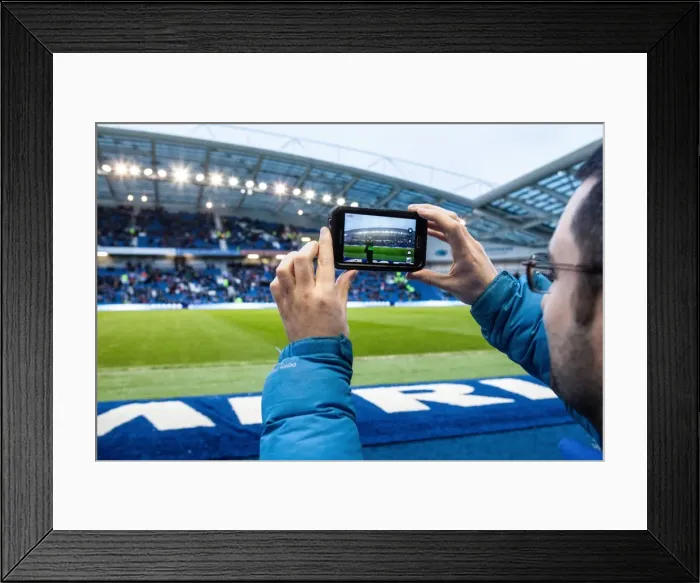 Framed Print : Brighton and Hove Albion vs. Fulham: A Fan's Perspective at the American Express Community Stadium (15th April 2016) Framed Print : Brighton and Hove Albion vs. Fulham: A Fan's Perspective at the American Express Community Stadium (15th April 2016)