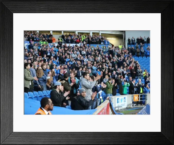 Framed Print : Intense Championship Showdown: Brighton and Hove Albion vs. QPR (19APR16)