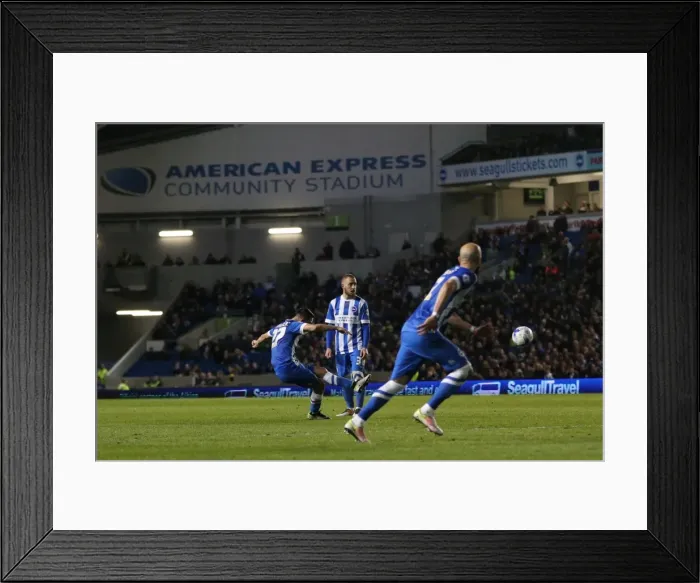 Framed Print : Brighton and Hove Albion vs. QPR: Championship Clash at American Express Community Stadium (19th April 2016) Framed Print : Brighton and Hove Albion vs. QPR: Championship Clash at American Express Community Stadium (19th April 2016)