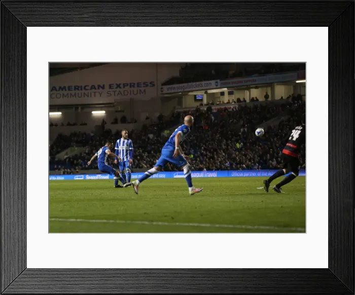 Framed Print : Intense Championship Showdown: Brighton and Hove Albion vs. QPR (19APR16) Framed Print : Intense Championship Showdown: Brighton and Hove Albion vs. QPR (19APR16)
