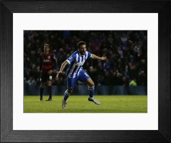 Framed Print : Intense Championship Showdown: Brighton and Hove Albion vs. QPR (19APR16) Framed Print : Intense Championship Showdown: Brighton and Hove Albion vs. QPR (19APR16)