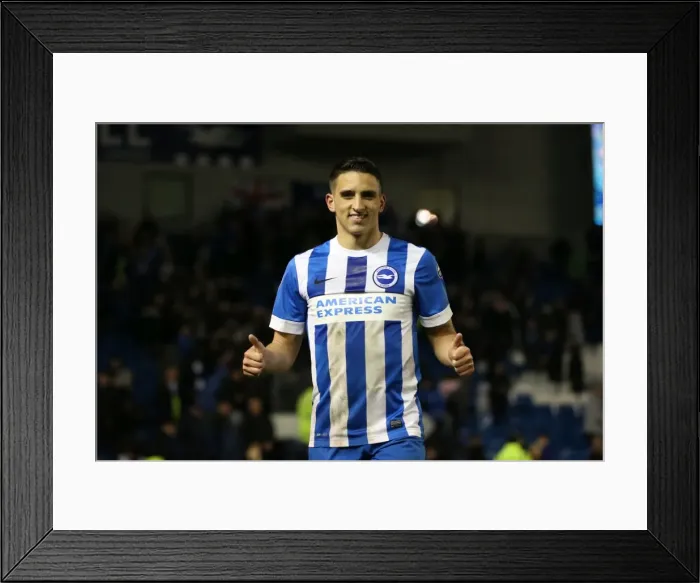 Framed Print : Intense Championship Showdown: Brighton and Hove Albion vs. QPR (19APR16) Framed Print : Intense Championship Showdown: Brighton and Hove Albion vs. QPR (19APR16)